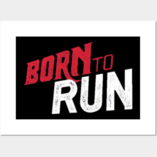 Born to run//70s vintage for fans Wall Art by DetikWaktu